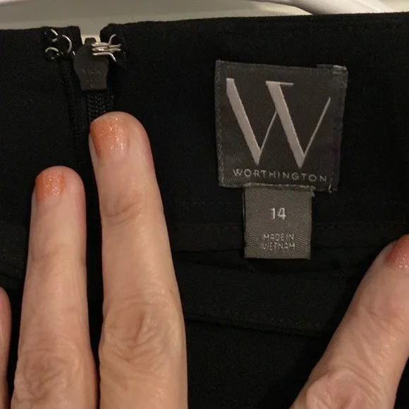 Worthington Skirt Black Size 14 - Picture 3 of 3